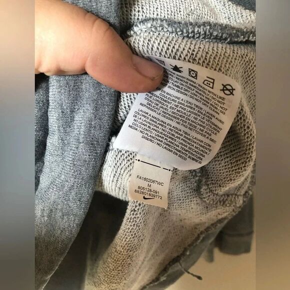 🟣 Nike |  Grey Cowl Hoodie - Picture 5 of 7